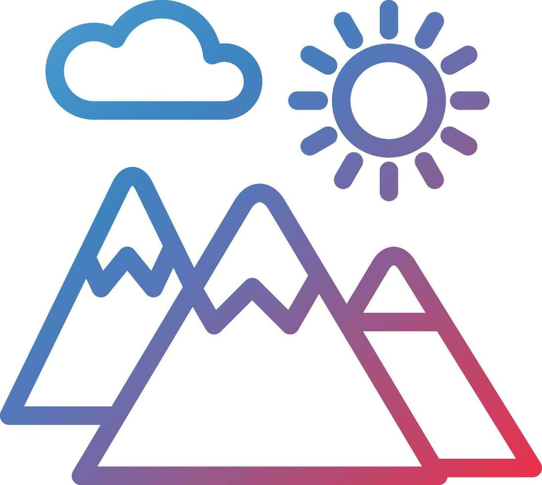 2760 - Mountains.eps vector