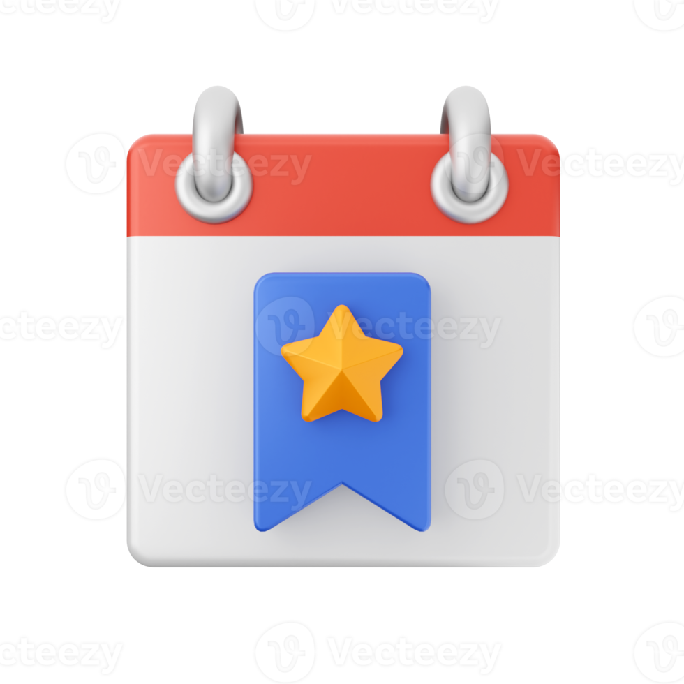 3d calendar date day schedule event icon illustration png