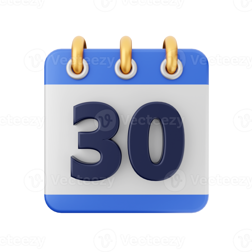 3d calendario icona illustrazione png