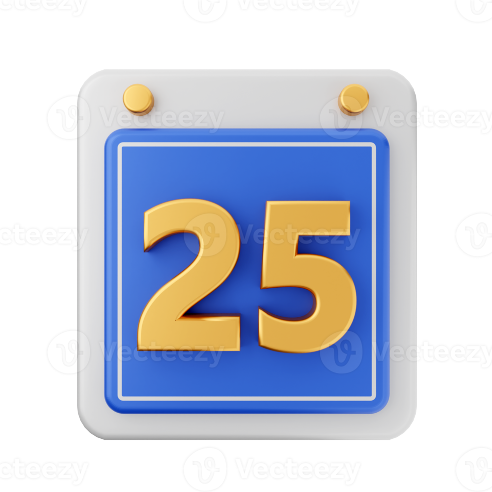 3d calendar icon illustration render png