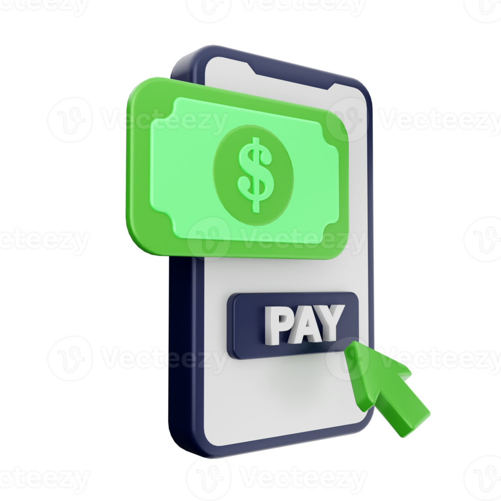 3d payment money dollar credit card png