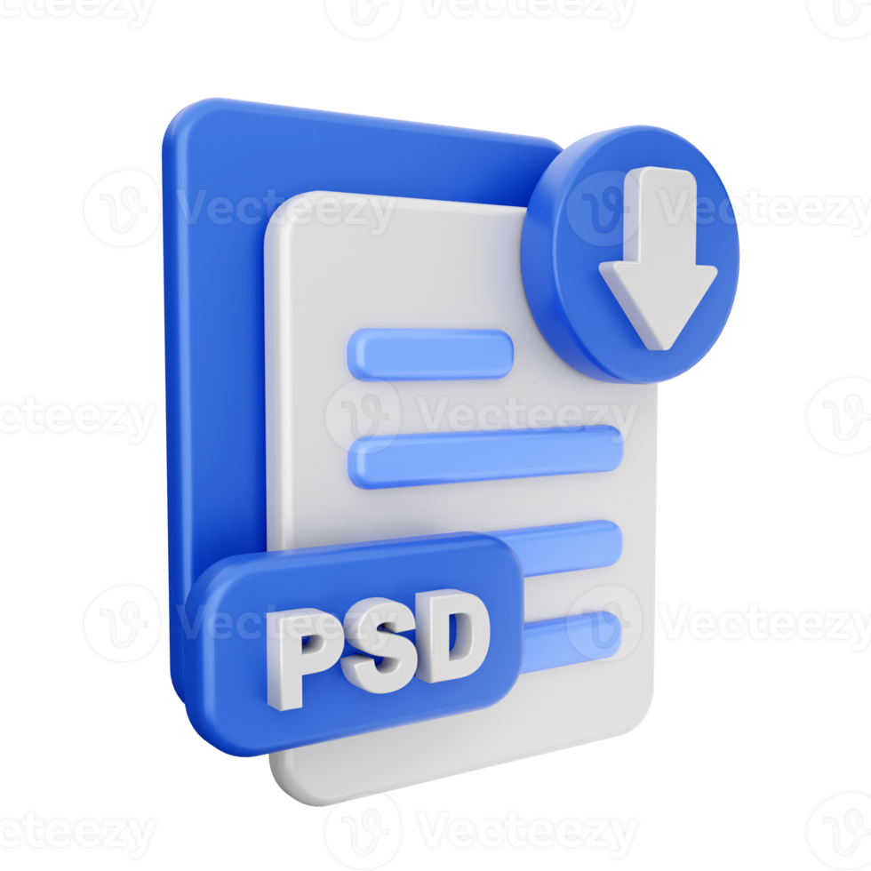 3d download icon illustration png