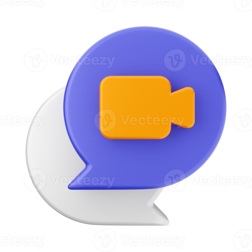 3d chat chatting icon png