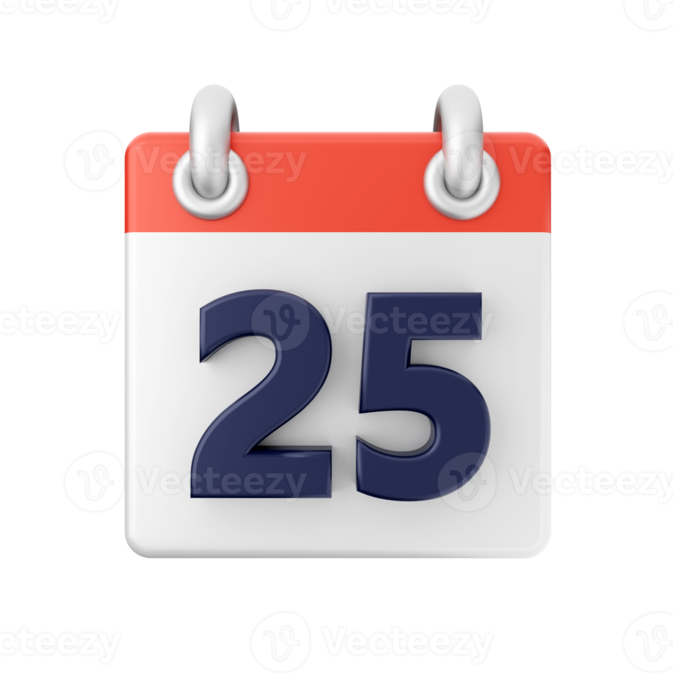 3d Kalender Datum Tag Zeitplan Veranstaltung Symbol Illustration png