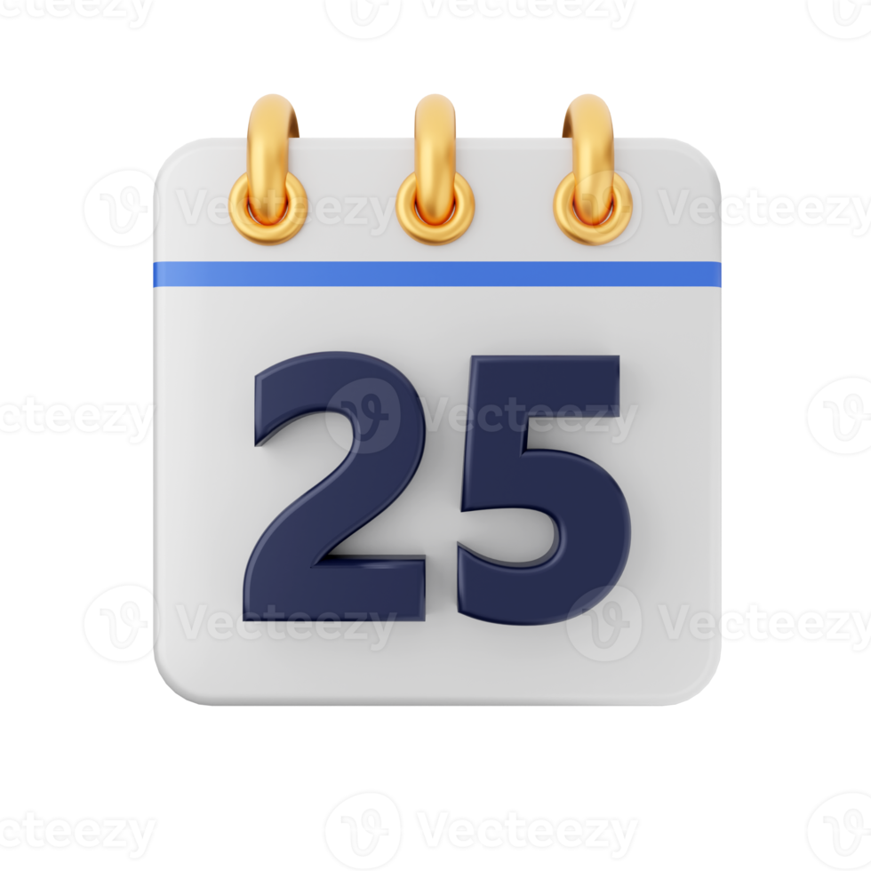 3d calendario icono ilustración png