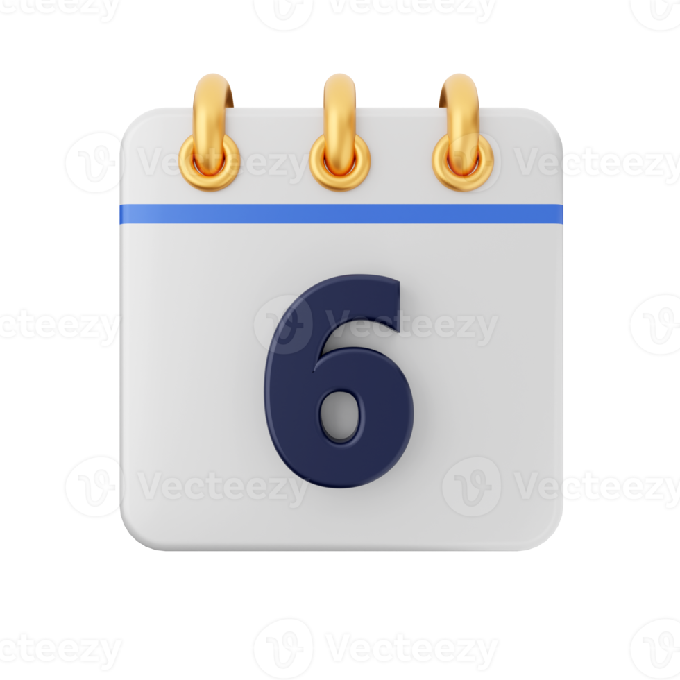 3d calendar icon illustration png