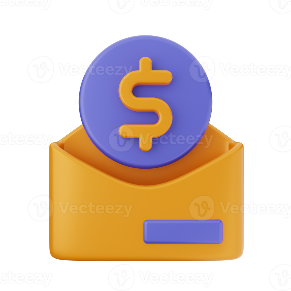 3d email mail envelope icon illustration png