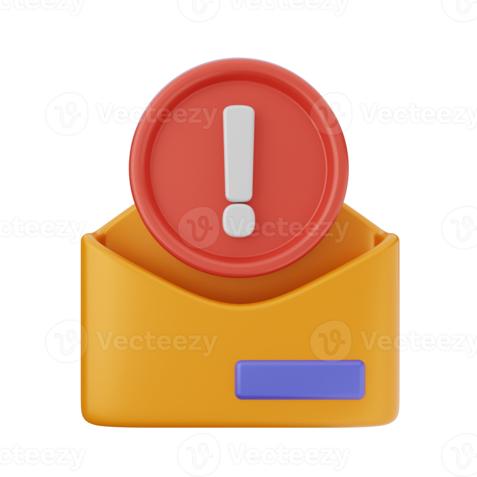 3d email mail envelope icon illustration png