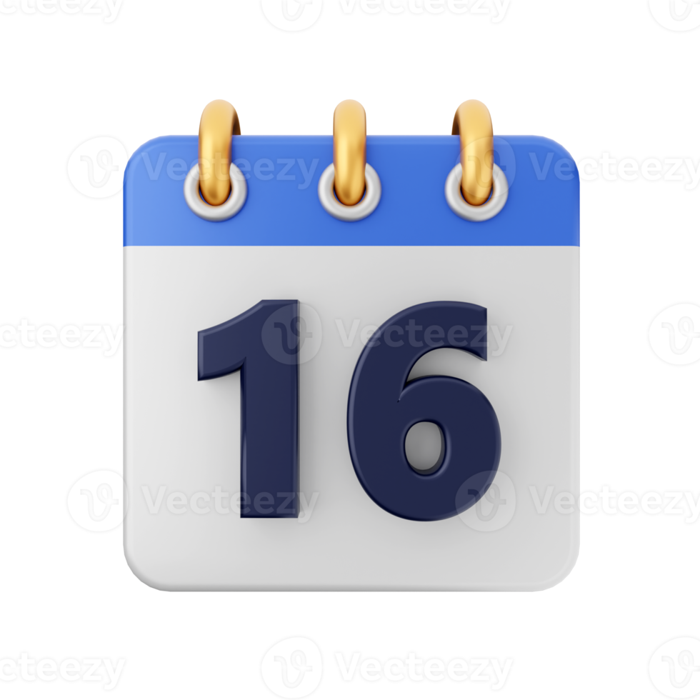 3d calendario evento Data giorno programma icona illustrazione png