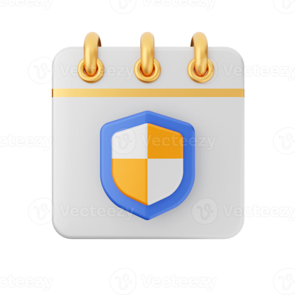 3d calendar icon illustration png