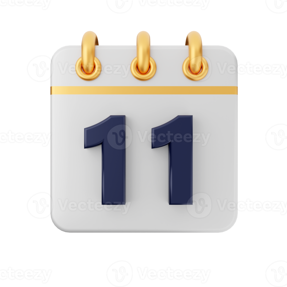 3d calendar icon illustration render png