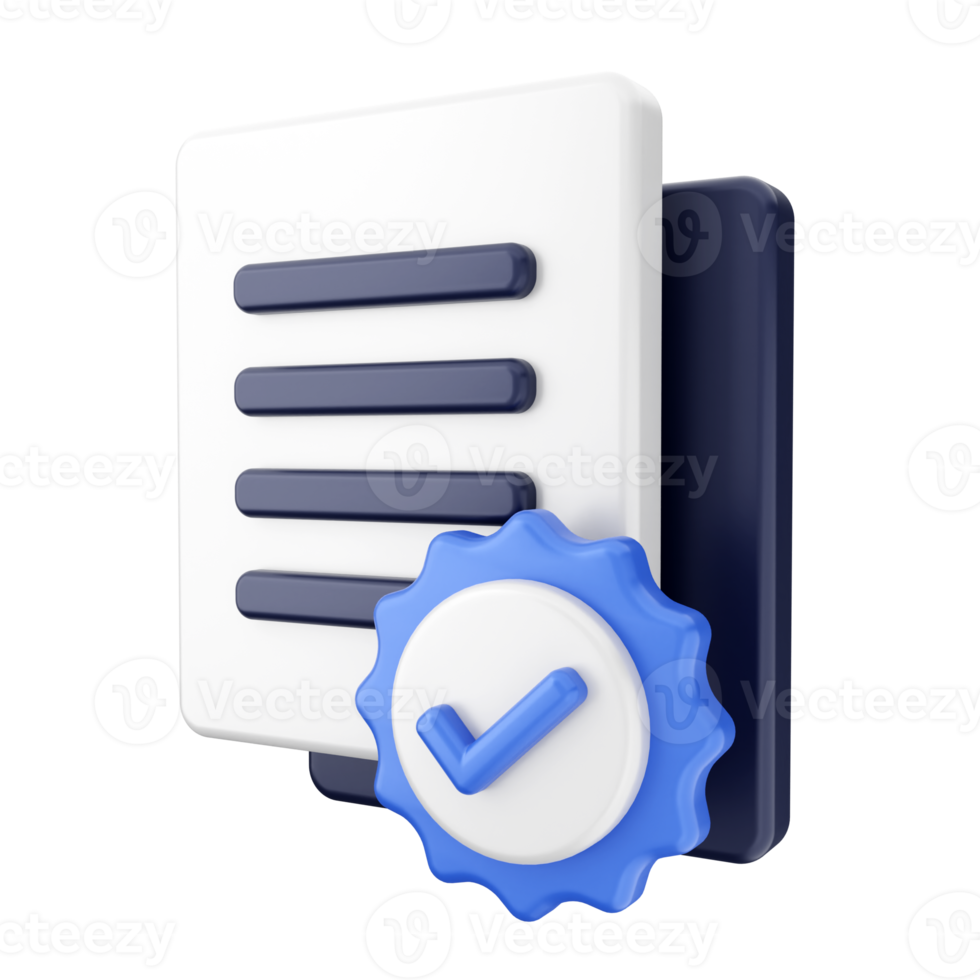 3d verificación cheque validar png