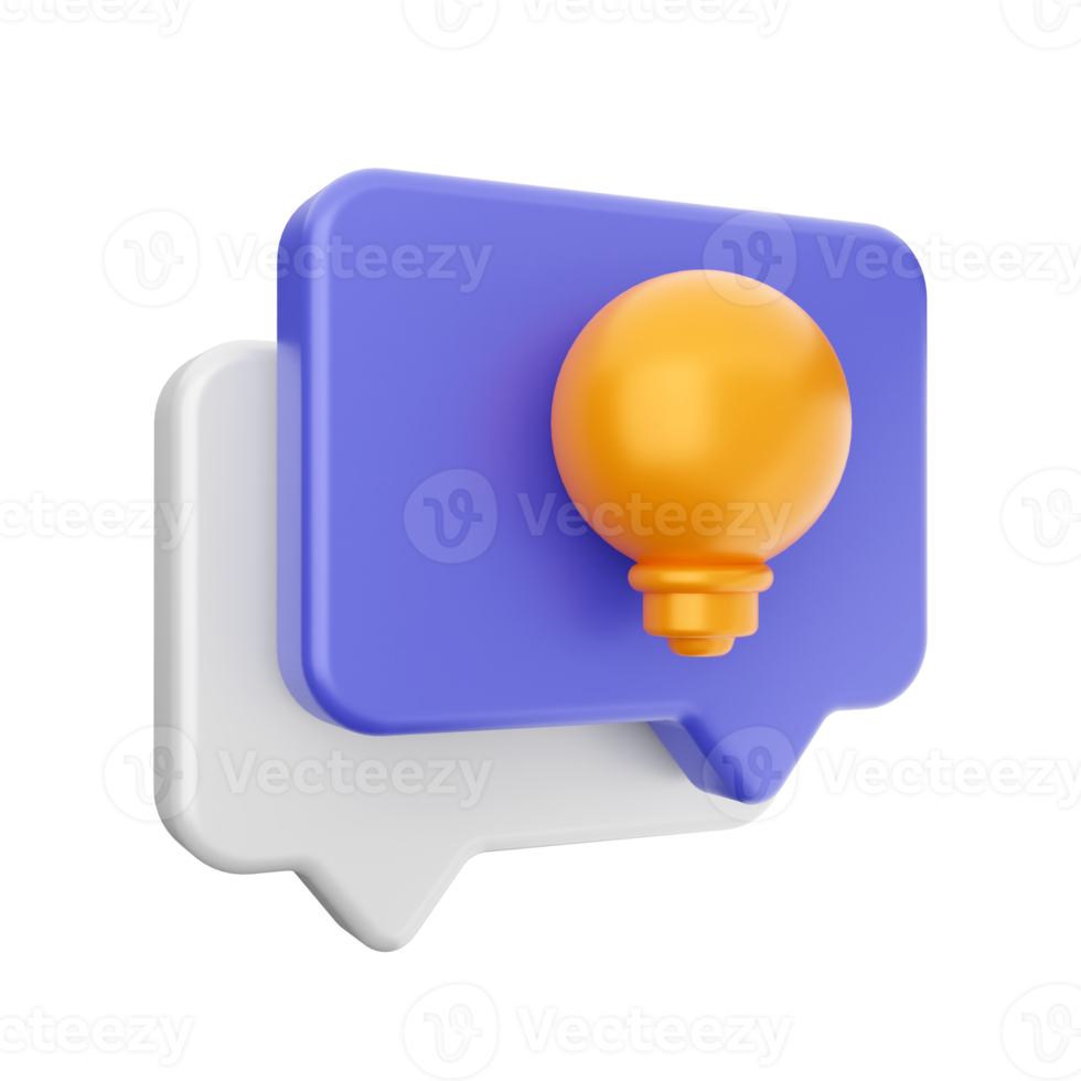 3d chat icon png