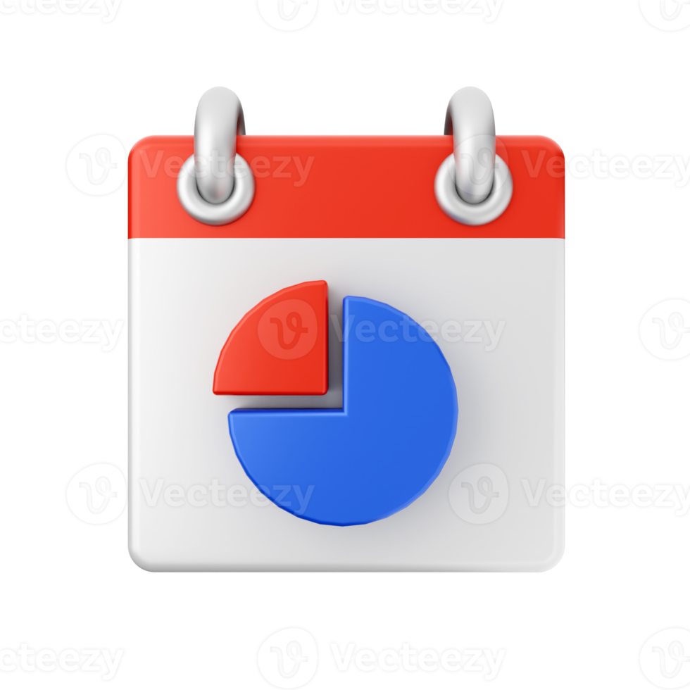 3d kalender datum dag schema evenement icoon illustratie png