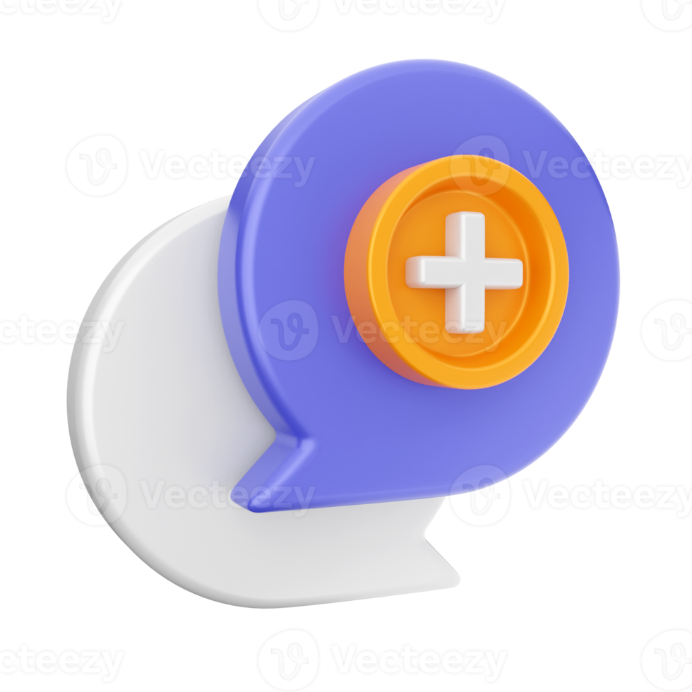 3d chat chatting icon png