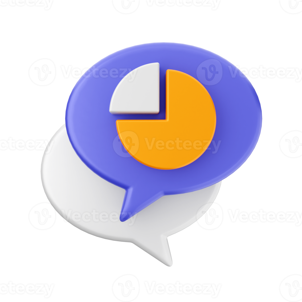 3d chat chatting icon png