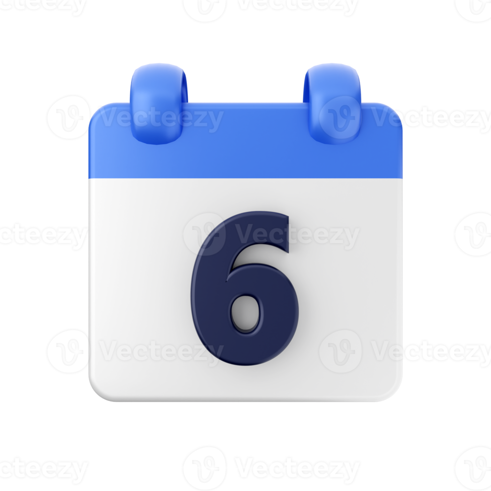 3d calendar date day schedule event icon illustration png