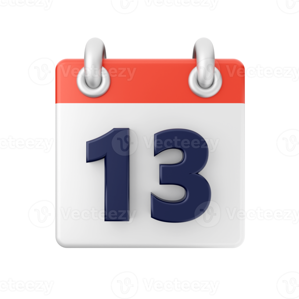 3d kalender datum dag schema händelse ikon illustration png