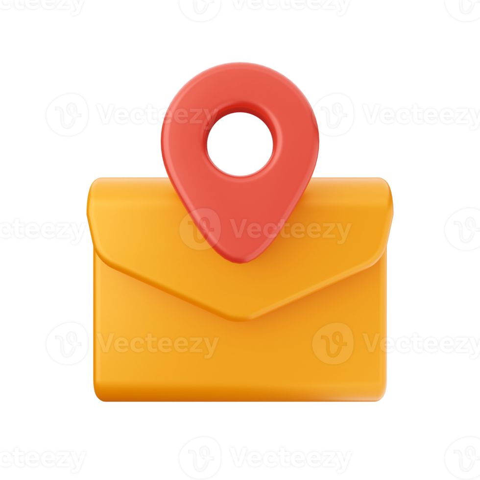 3d mail email message envelope png