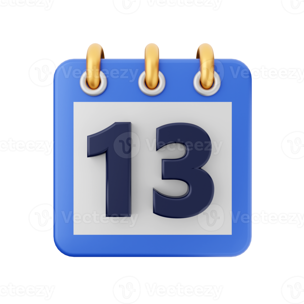 3d calendario evento Data giorno programma icona illustrazione png