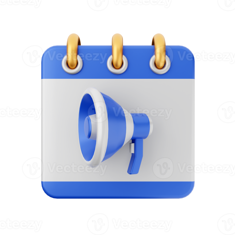 3d calendar icon illustration png