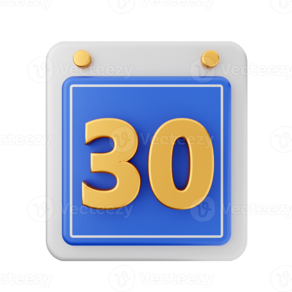 3d calendar icon illustration render png