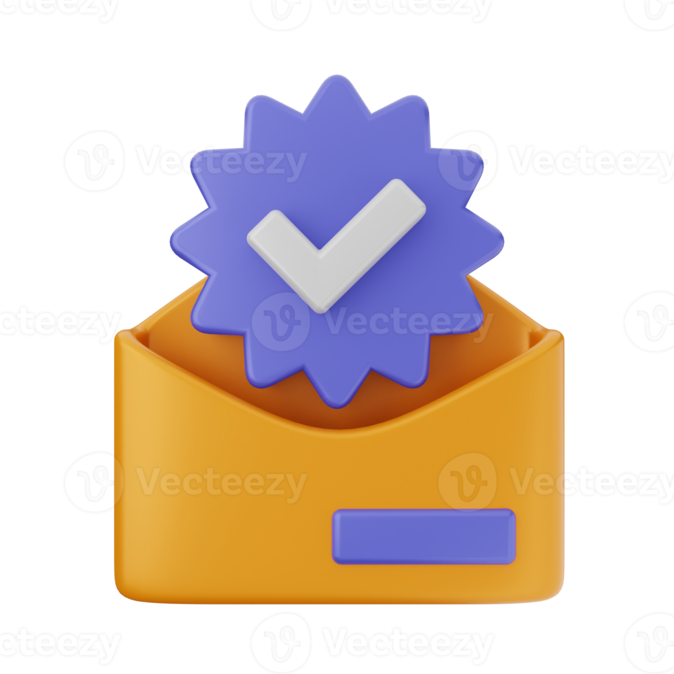 3d email mail envelope icon illustration png