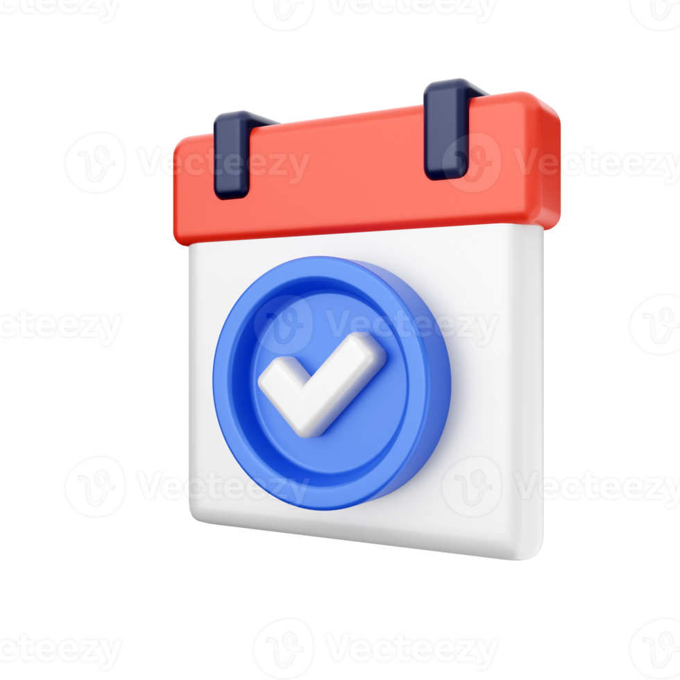 3d calendar icon illustration png