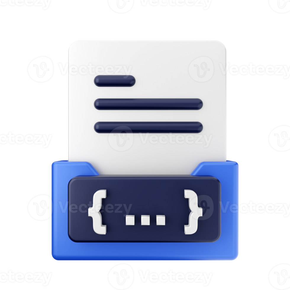 3d Mappe Symbol Illustration machen png