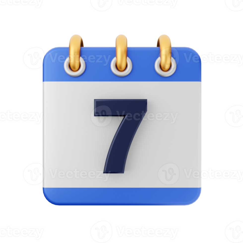 3d kalender icoon illustratie png