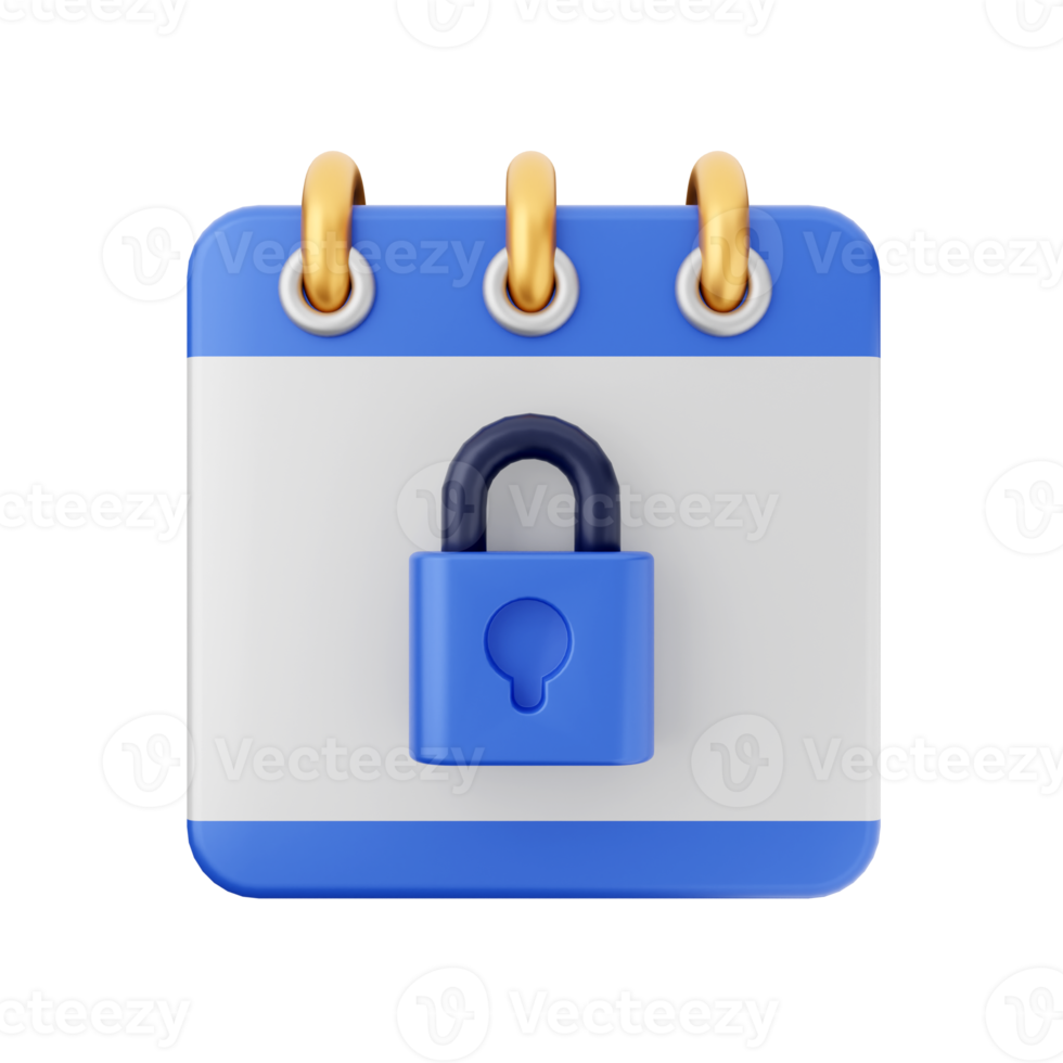 3d calendar icon illustration png