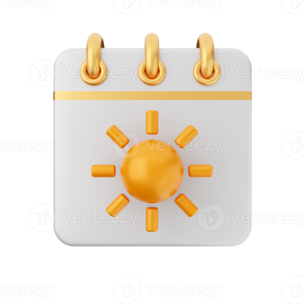 3d calendar icon illustration png