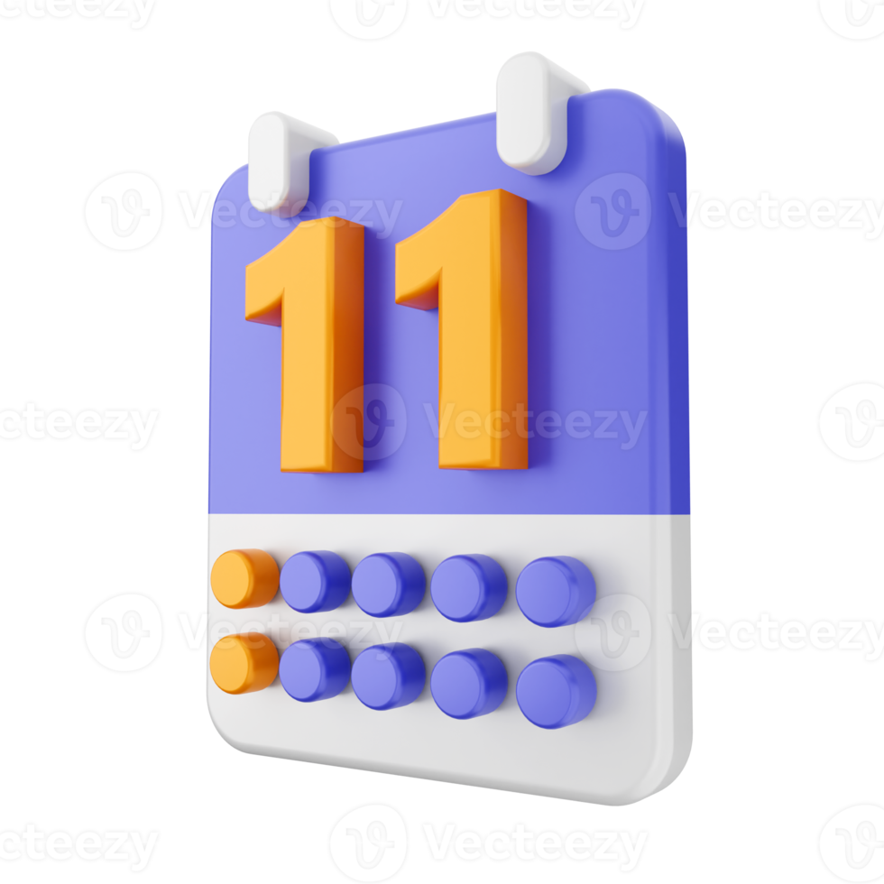 3d calendar icon illustration png