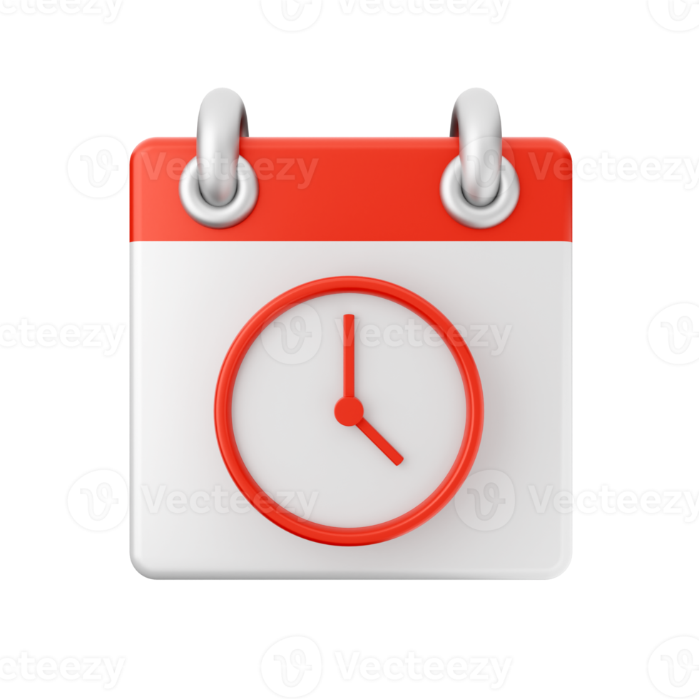 3d calendar date day schedule event icon illustration png