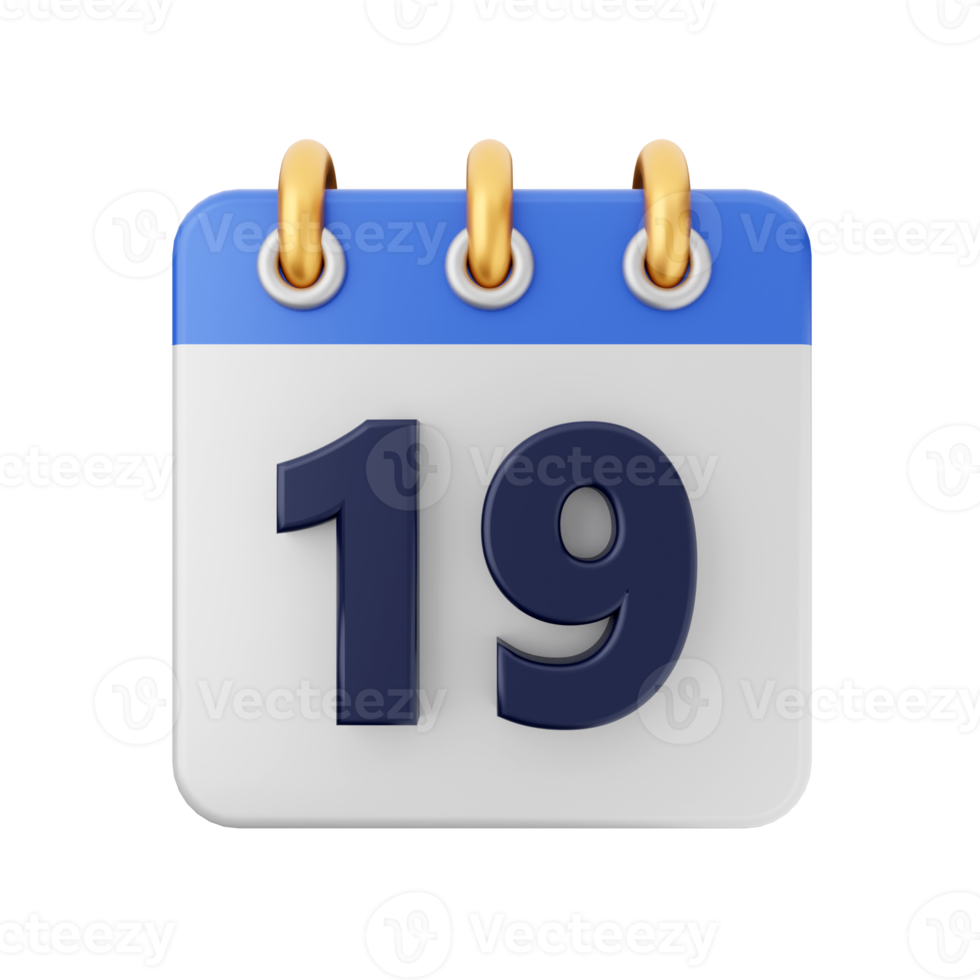 3d calendario evento Data giorno programma icona illustrazione png