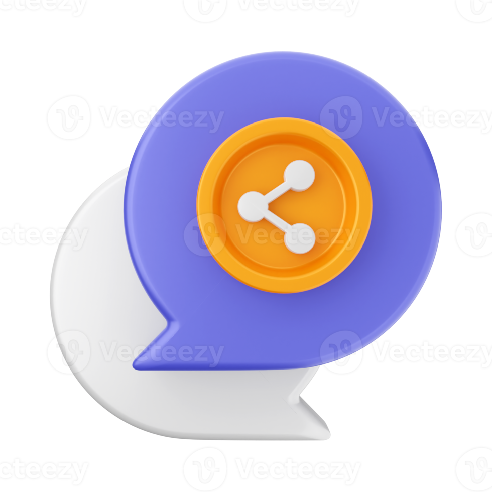 3d chat chatting icon png