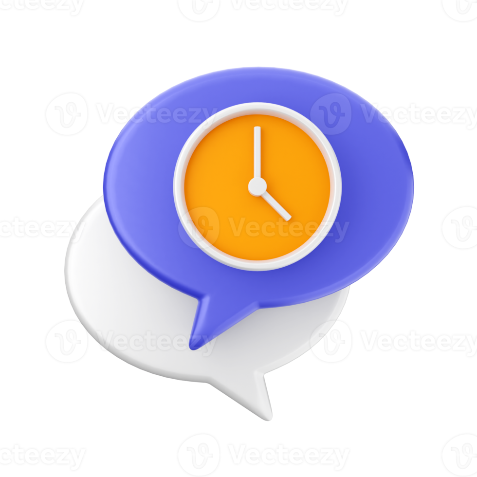 3d chat chatting icon png