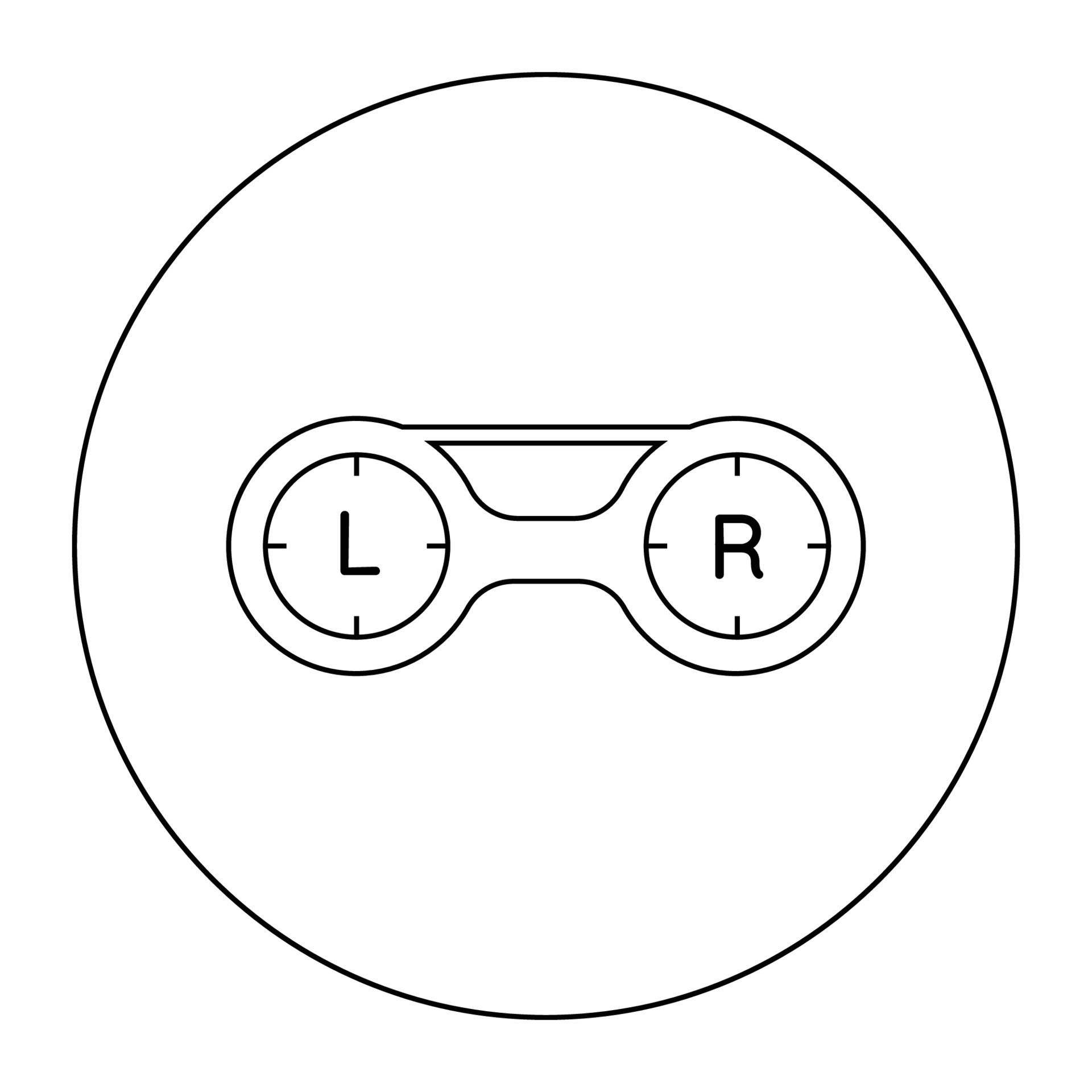 Eye lens vector linear icon 22360106 Vector Art at Vecteezy