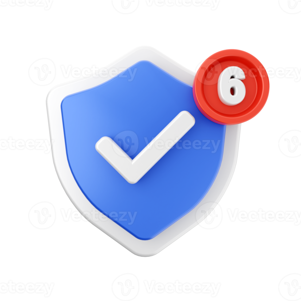 3d notification icon illustration png