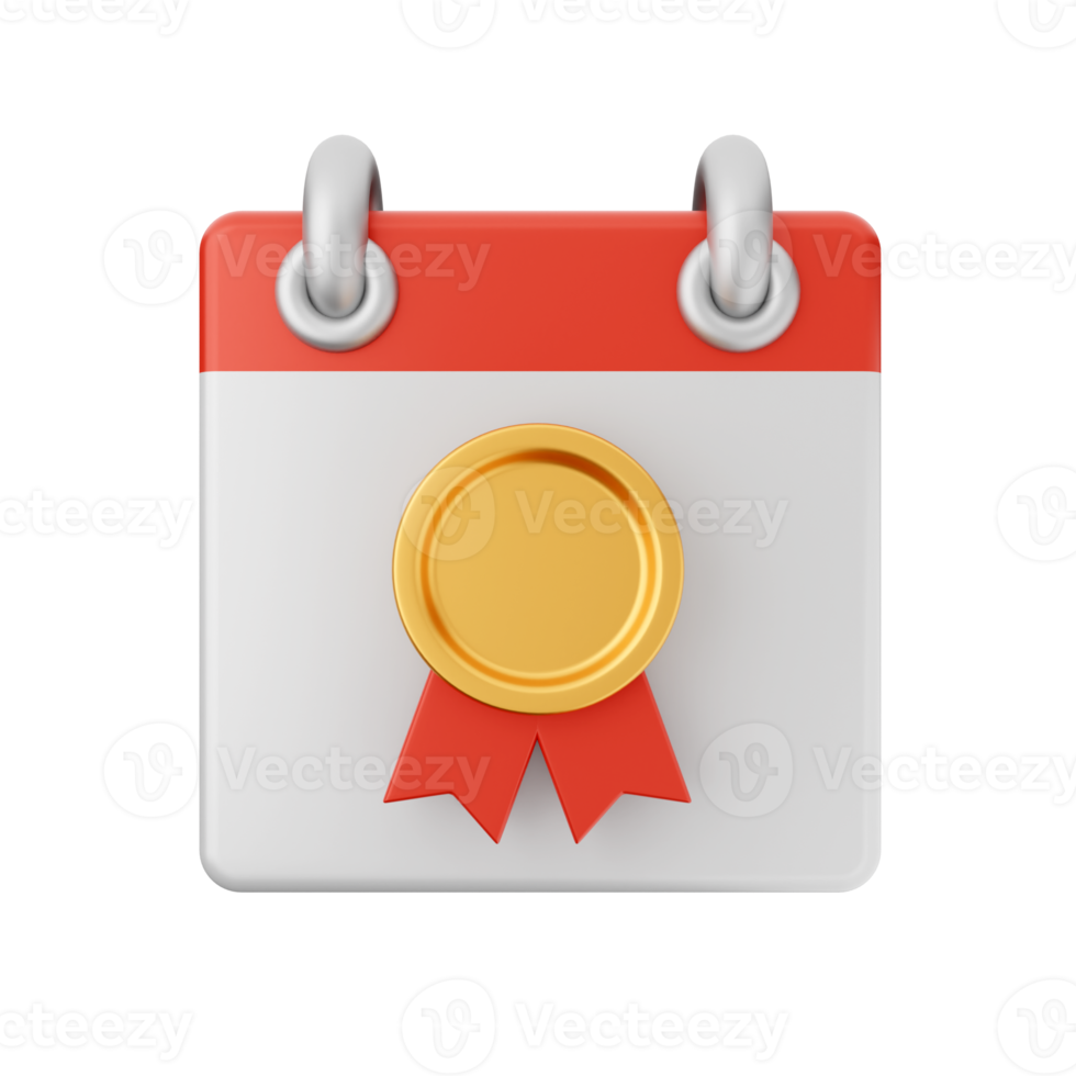 3d calendar date day schedule event icon illustration png