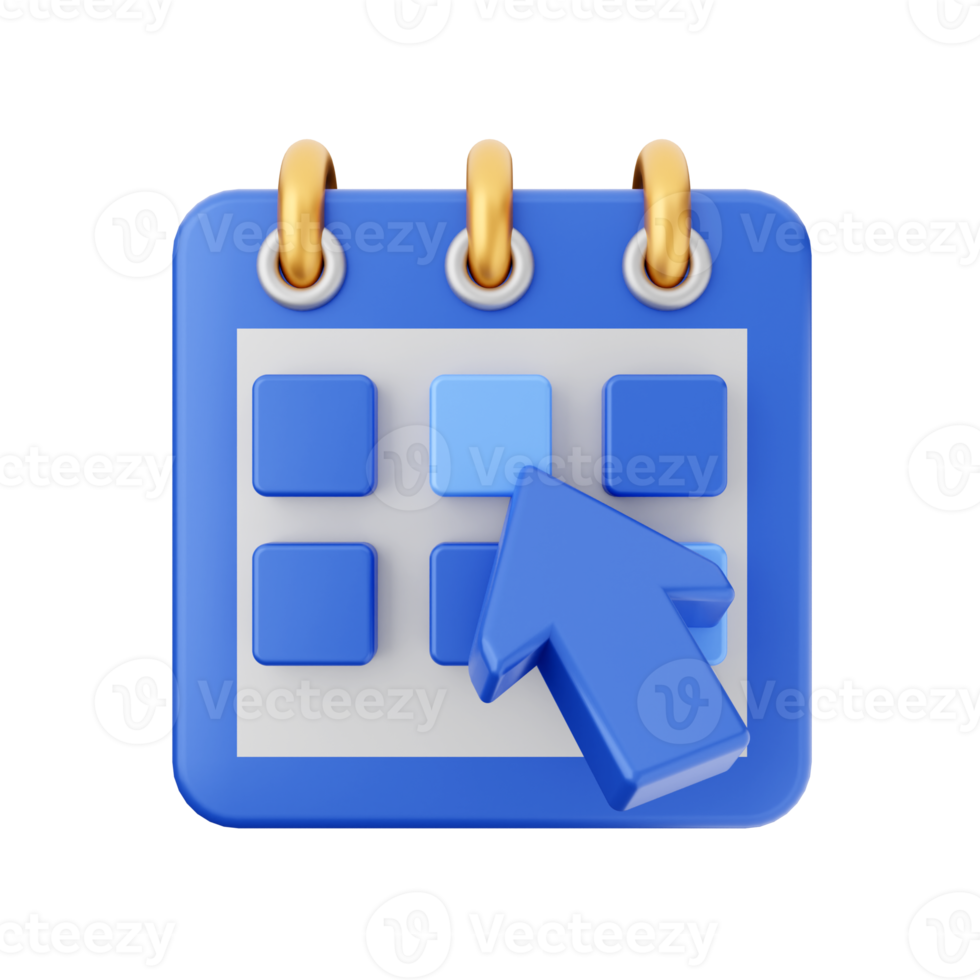 3d calendar event date day schedule icon illustration png