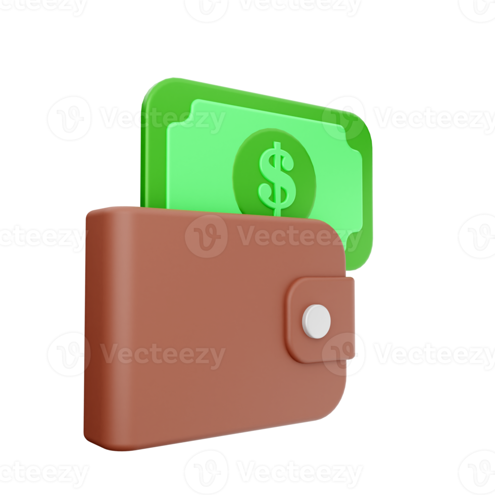 3d payment money dollar credit card png