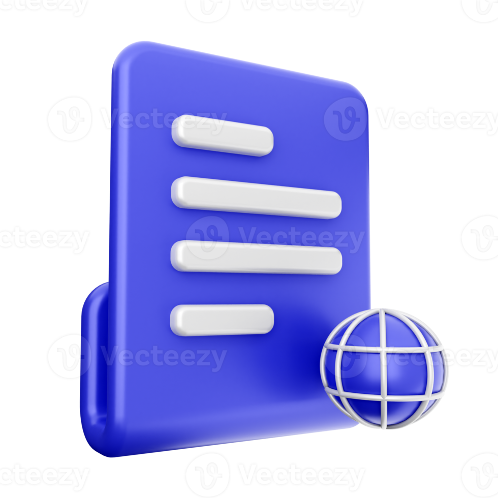 3d file icon illustration png