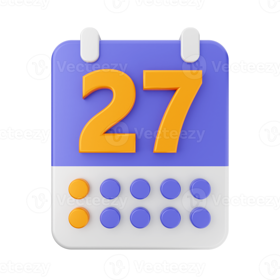 3d calendar icon illustration png