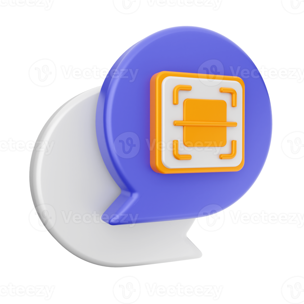 3d chat chatting icon png