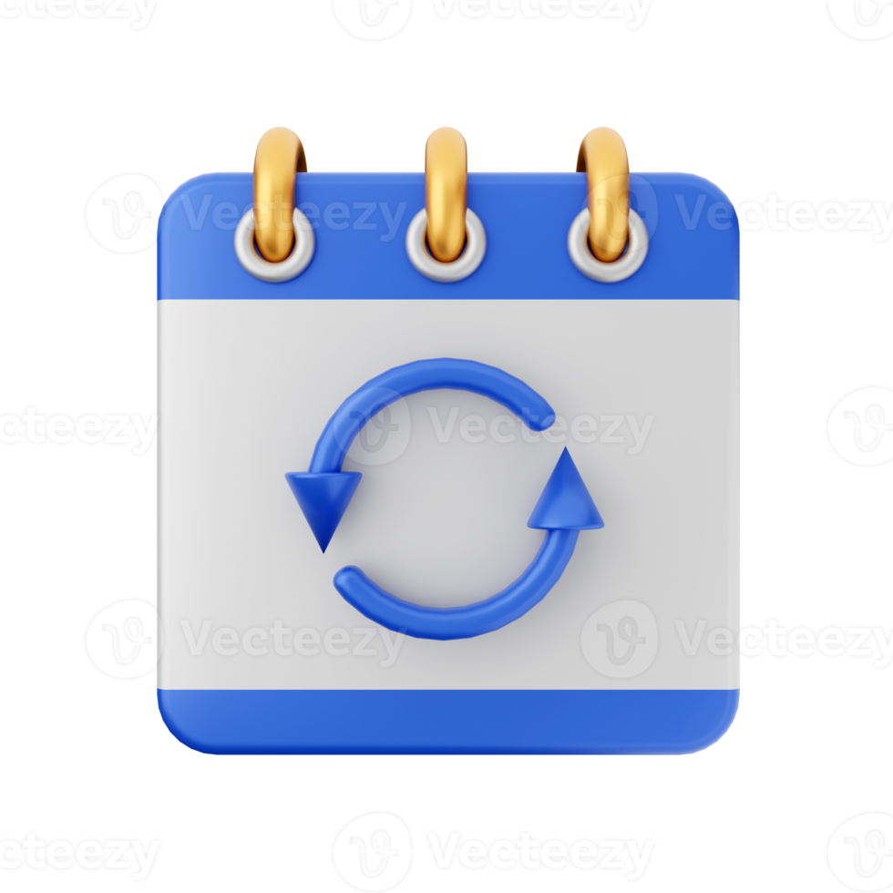 3d calendar icon illustration png