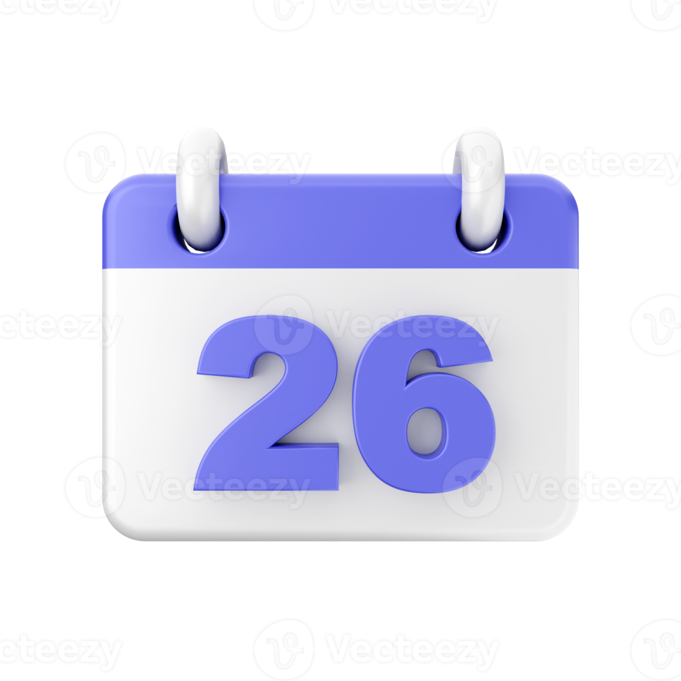 3d calendar icon illustration png