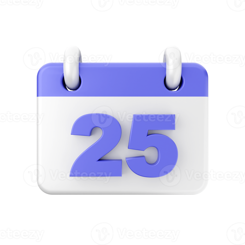 3d calendario icono ilustración png