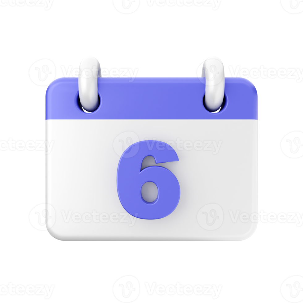 3d calendar icon illustration png