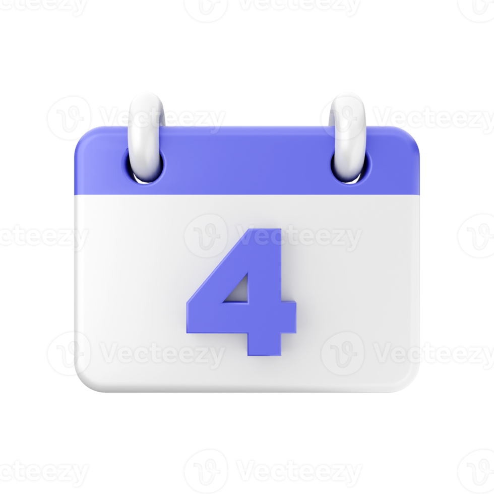 3d calendar icon illustration png